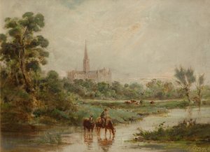 Salisbury Cathedral by Henry Earp
